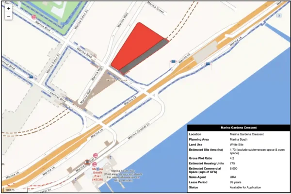 Marina Gardens Crescent Site Not Awarded