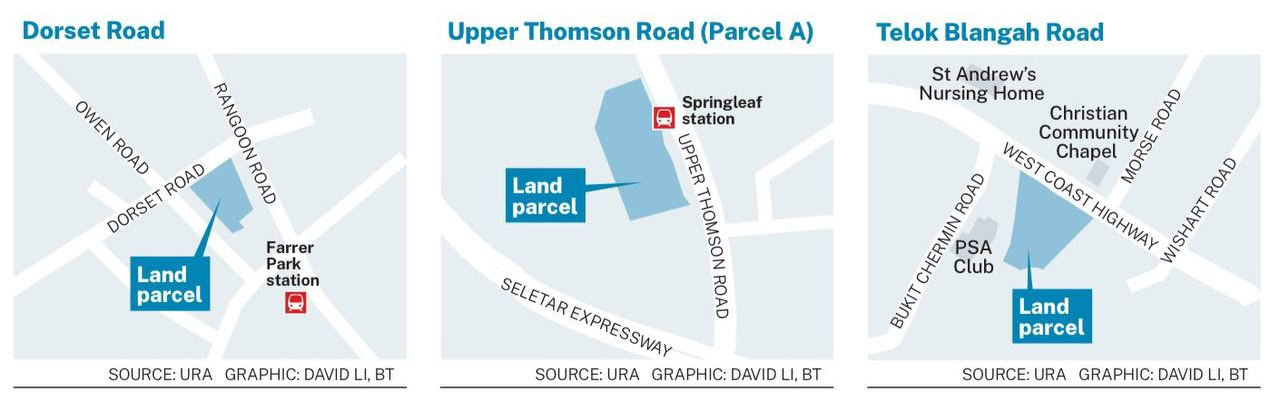 URA Launches Three Prime Residential Sites for Tender in Dorset Upper Thomson and Telok Blangah URA Launches Three Prime Residential Sites for Tender in Dorset Upper Thomson and Telok Blangah